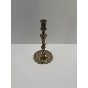 Vintage‎ Baldwin Brass Candle Holder Heavy Solid Base 8.5" Tall